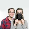 Mr. & Mrs. Panda Postcard "Weil du der Mann..." Gift,