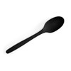 Misen Silicone Mixing Spoon - Silicone Spoons for Cooking - Large Heat Resistant Kitchen Spoons - 12 inch - Black
