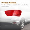 Narcilors 57010721AC Rear Bumper Trim Reflector Lights Replacement for Jeep