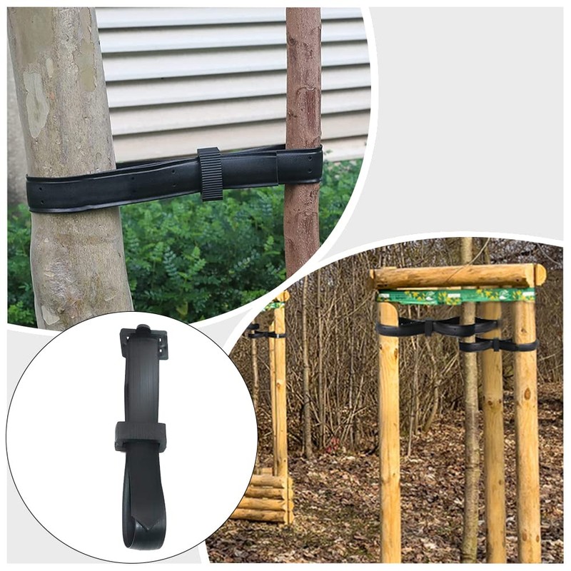 HHONGDU 8 Pcs(30x1.3cm) Tree Ties Straps Adjustable Tree Traps Heavy