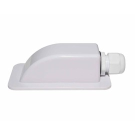 LOWENERGIE Solar Panel Mounting Brackets (Single Cable Entry, White)