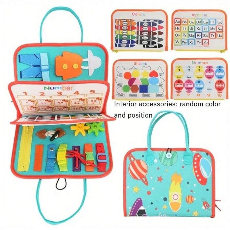 Dinosaur World Felt Handbag Book, 1 Set Early Development Activity