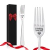 Shining She Engraved Fork, I Forking Love You, Stainless Steel