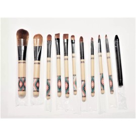 Power Brush Set Brochas Maquillaje Power Brush 11 Piezas Estuche Metal