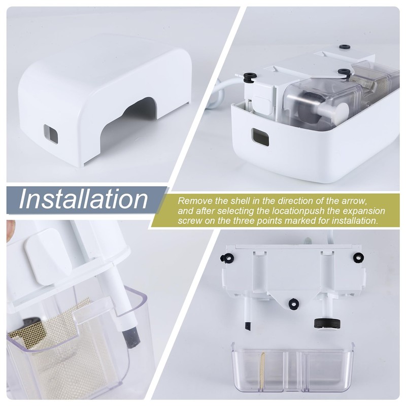 Mini Split Condensate Pump, AC Hvac Silent Condensate Pump, 100-240V,