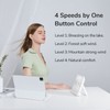 JISULIFE Desk Fan Battery Rechargeable, 4500mAh 180°Foldable Portable Personal Fan,