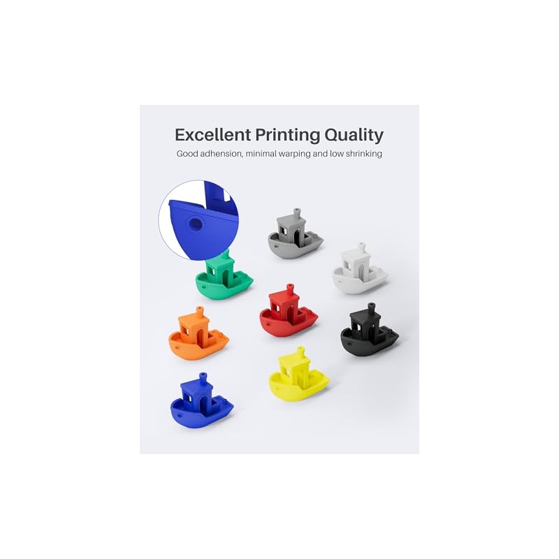 ELEGOO PLA Filament 1.75mm Orange 1KG, 3D Printer Filament Dimensional
