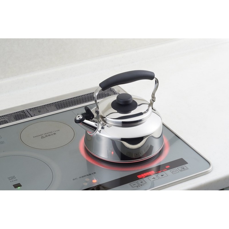 Yoshikawa SH8417 Tsubame Sanjo Mouse, Wide Mouth, Whistling Kettle, 0.9