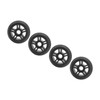 4Pcs Luggage Wheels 360 Degree Rotation Quiet Operation Replacement Universal