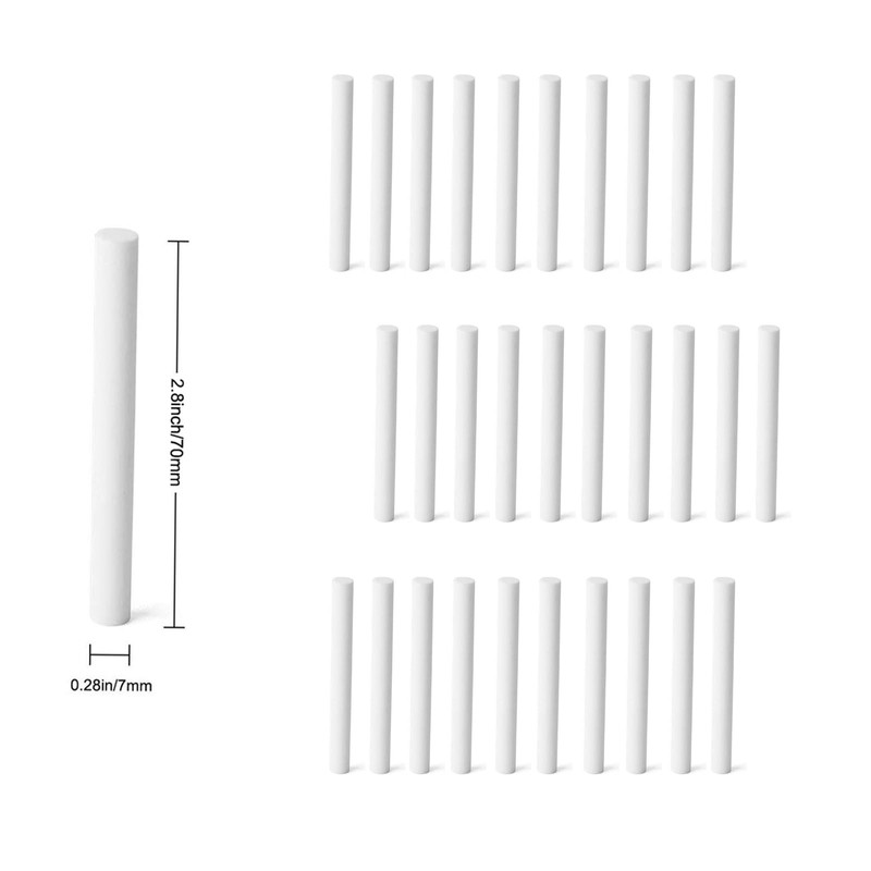 30 Packs Car Diffuser Refill Sticks for Car Diffuser Vent