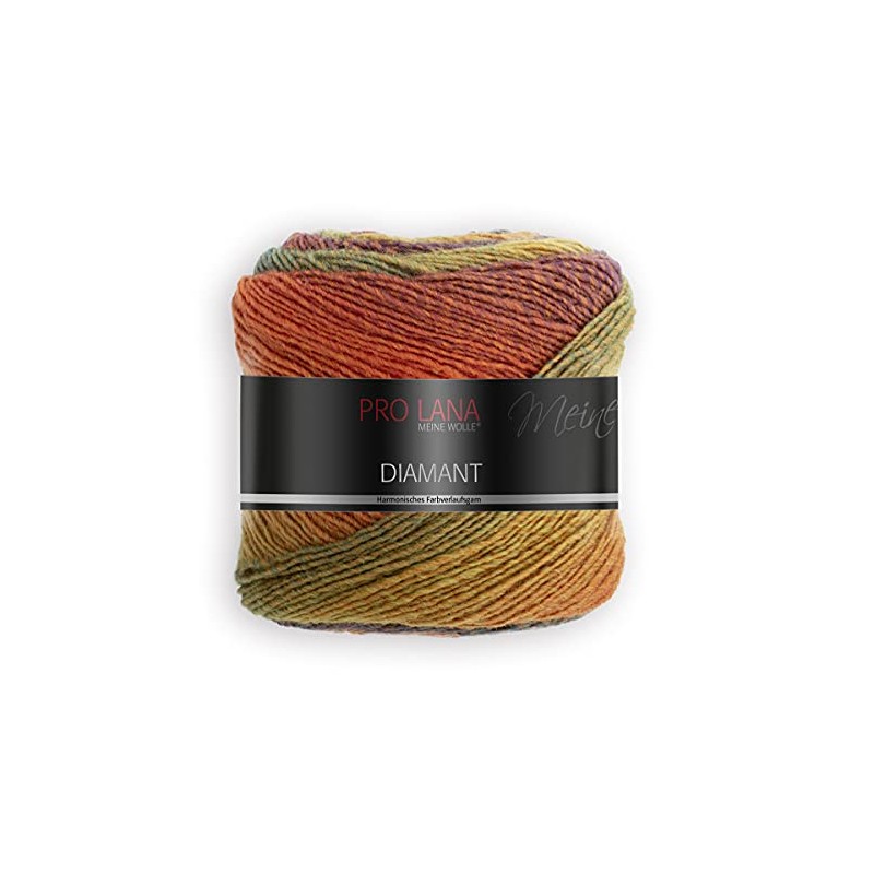 Pro Lana/theofeel Lana Diamant Farbe 89, Wolle mit Farbverlauf, 1