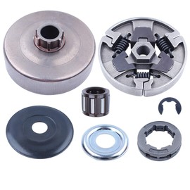 Adefol Chainsaw 3/8"-7 Clutch Drum Rim Sprocket Kit for Stihl MS660 066 064 MS640 MS661 Replacement Parts with Washer E-Clip Needle Bearing