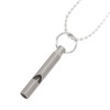 Outdoor Emergency Whistle Titanium Alloy EDC Whistle Pendant Necklace for