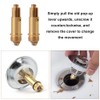 Brass Pop-Up Drain Valve Screws, Pop-Up Drain Valve Screw Brass,