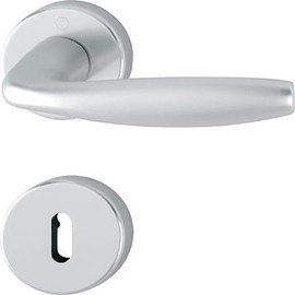 Hoppe New York 3273223 Aluminium Rosette Door Handle Set