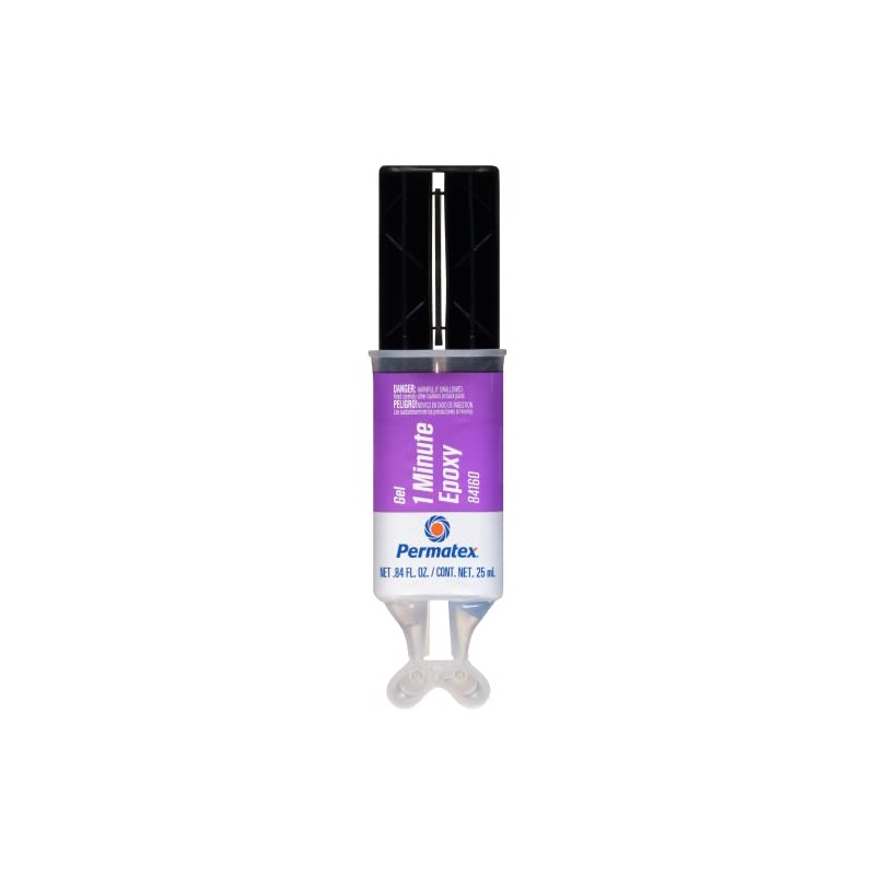 Permatex 84160 PermaPoxy 1 Minute General Purpose Epoxy, 0.84 oz.