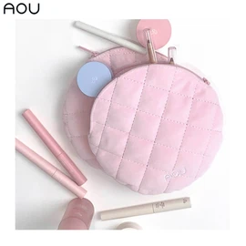 AOU Quilted Velvet Pouch 1ea