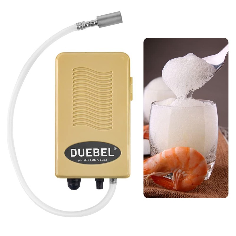 DUEBEL Molecular Gastronomy Foam Generator, Portable Foam Generating Kit (Powered