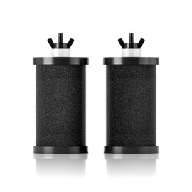 PF-1 Black Purification Elements, Replacement Filters for PM-2/PB-2/BB8-2 Purification Elements and Gravity Water Filter System (2 Pack) (Black)