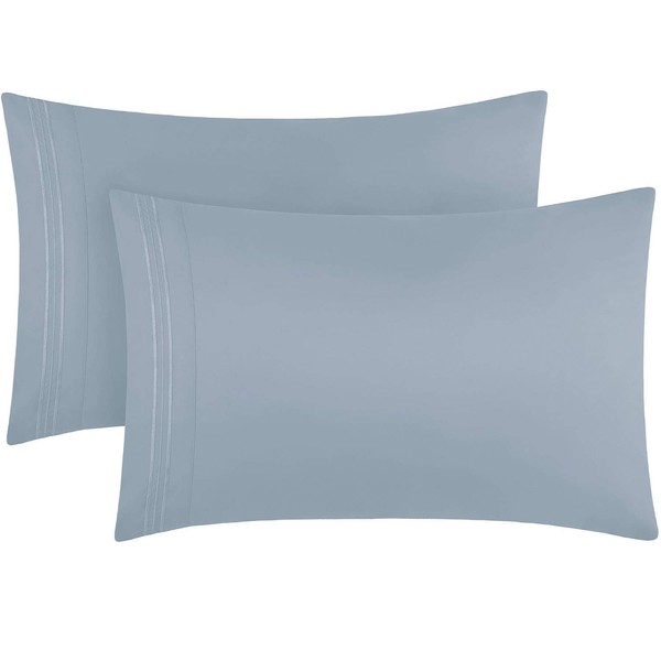 Mellanni Pillow Cases Standard Size Set of 2 - Iconic
