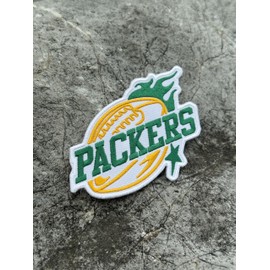 Siam Accs Rugby Fans Packers Football Stars Patch Embroidery American Football Fan Favorite Team Iron On Sew On for Clothing Backpacks Jeans Motorcycle Sew On Custom Jackets Hats Tactical Bags