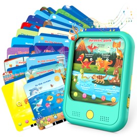 Kids Learning Tablet Educational Learning Pad for Toddlers 2-5 to Learn Alphabets, Numbers, Foods, Time, Music, Vehicles, Tablet Toy for Toddlers Ages 2 3 4 5 6 Years Old