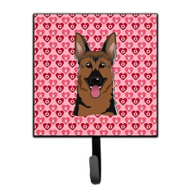 Caroline's Treasures German Shepherd Hearts Wall Hook, Small, Multicolor