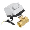Motorized Ball Valve Electrical 2 Way Normally Closed Manual Automatic