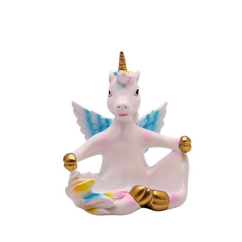 Sitting Unicorn Salt and Pepper Set Holder, Whimsical Kitchen &
