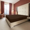 Utopia Bedding Fitted Sheet Double, Brown - Deep Pocket 14