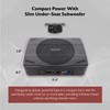 Rockville SS8P 400W 8" Slim Under-Seat Active Subwoofer, High-Level Inputs,