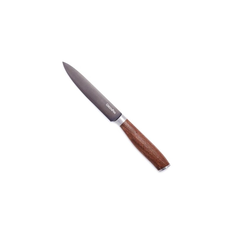 Premiere Titanium Cutlery 5" Utility Knife with Walnut Handle