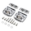 Chrome Tour Trunk Pack Latches For Harley Touring 80-13 Classic