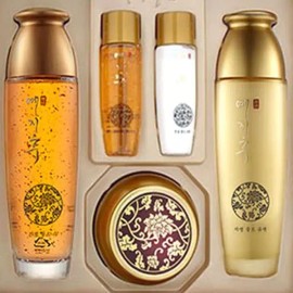 순금분성분 여성 스킨로션크림 한정 화장품 기획세트 24K Gold Women's Skincare Lotion Cream Limited Edition Beauty Set