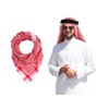 Kellegour Men's Hijab Headscarf, Islam Hijab, Islamic Arabic Head Cap,
