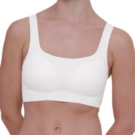 Sloggi Women's Zero Feel 2.0 Top Undershirt, Opaque, Silk White, M