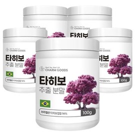 Charm goods [Chamgoods] 5 cans of Brazilian Taheebo extract powder 100g / [참굿즈] 브라질 타히보 추출분말 100g 5통