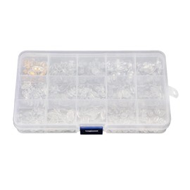 CENPEK Glasses Nose Pads Sunglasses Ultra Soft PVC Nose Pads 15 Style 150 Pairs Glasses Nose Pad with Storage Box, White