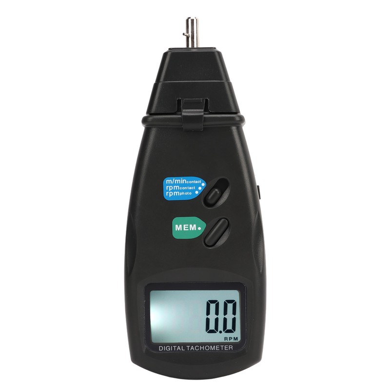 Tachometer LCD Digital Handheld Contact Non Contact 4 Test Mode