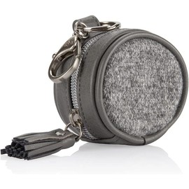 Itzy Ritzy Caja de chupetes con clip – Porta Chupón Grayson, incluye hebilla para fácil fijación a un bolso para pañales o bolso; mide 2.5” de diámetro y sostiene 2 chupetes