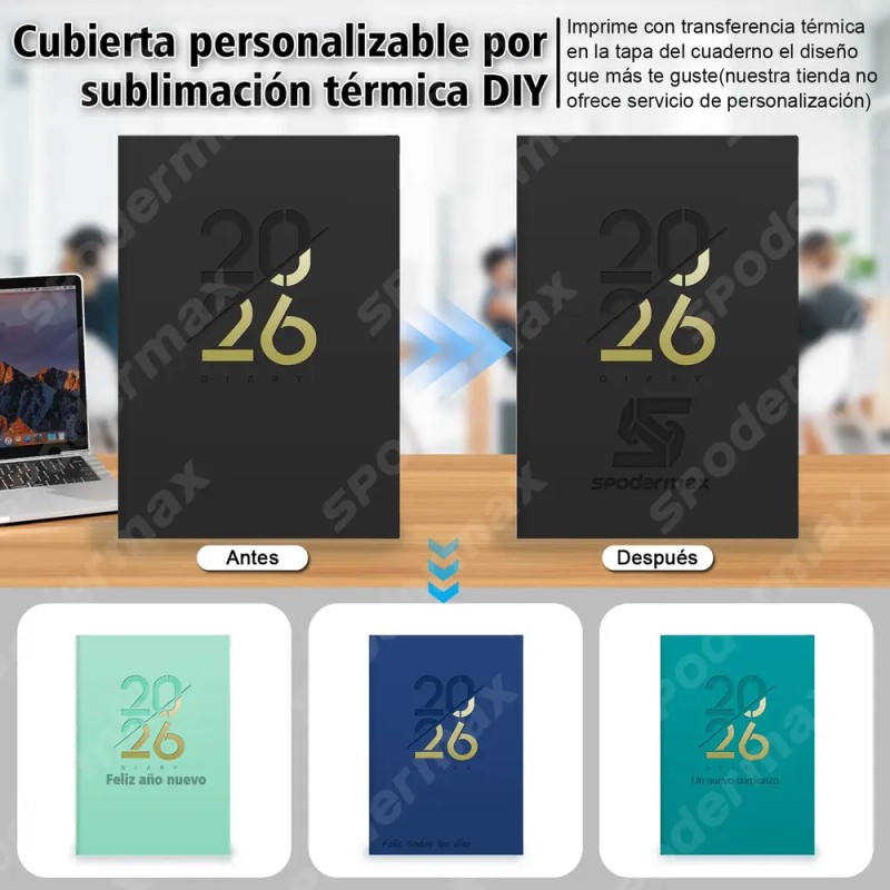 Agenda Diaria Semanal Ejecutiva Escolar Personal 2026