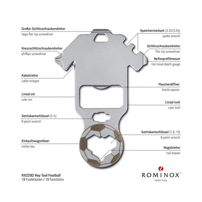 Gift Item: Rominox Key Tools, Various Designs, Key Tool /