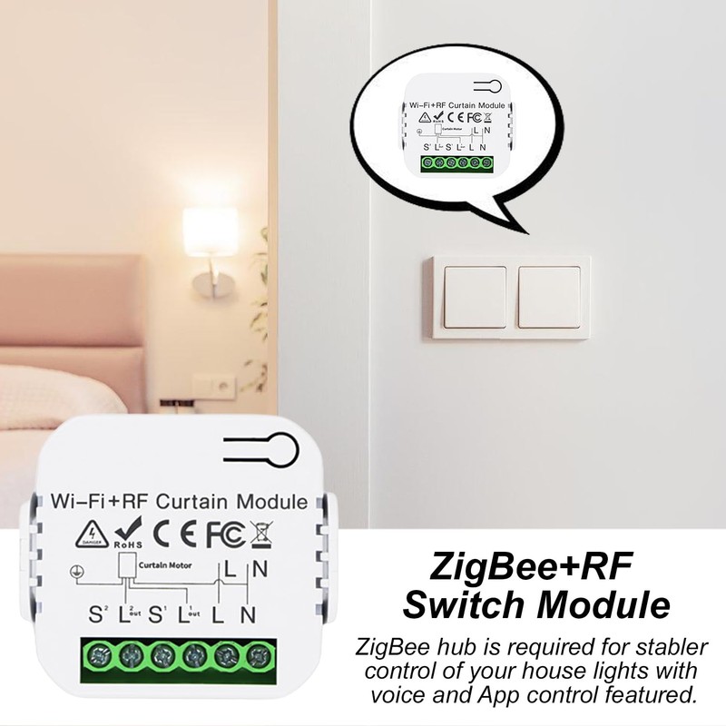 Nizirioo Wireless Roller Shutter Control Retrofit Set Roller Shutter Motor