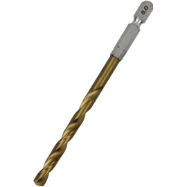 SK11 Hex Shank Normal Metal Drill Bit, Standard Length, 0.2 inches (6.0 mm)