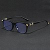 Oversized Blue Light Glasses for Women – Rhinestone Decor Computer