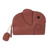 Women's Compact Genuine Leather Mini Wallet Coin Case Leather Coin