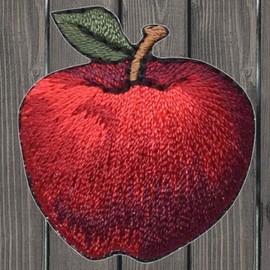 Paddys Patches Apple Embroidered Patch — Iron On