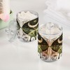 2 Pack Qtip Holder Dispenser for Cotton Ball Luna Moth