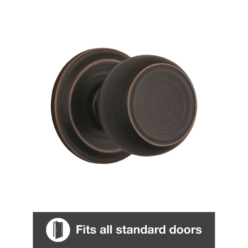 BRINKS - Stafford Indoor Passage Hall Closet Door Knob Set,