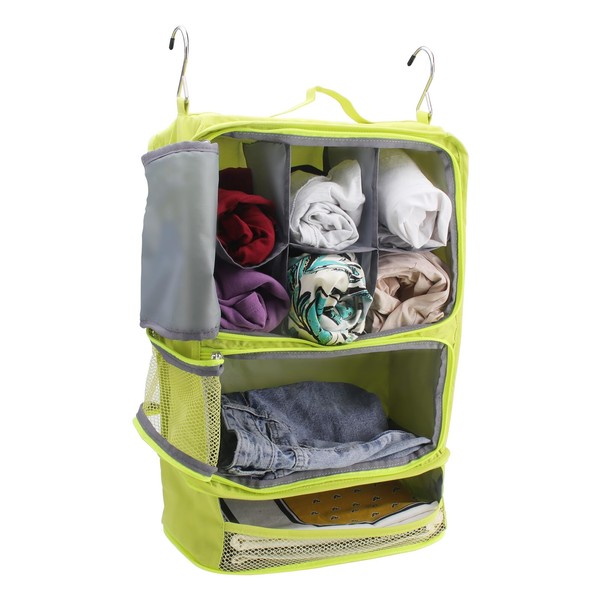 NGOKPYD Storage Box, Hanging, 3 Tiers, Inner Bag, Clothes Hanging, Storage Rack, For Travel, Business Trips, Portable Closet, Space Saving, Large Capacity, Clothes Case, Organizer